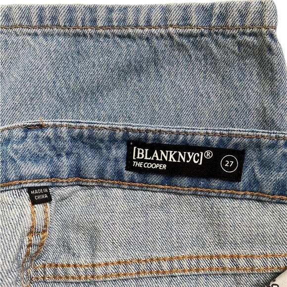 Blank NYC New Women’s 27 The Cooper Slim Straight Leg Hi Rise Side Slit Jean NWT - Picture 5 of 10